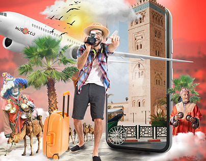 Explore Marrakech ,Travel advertising