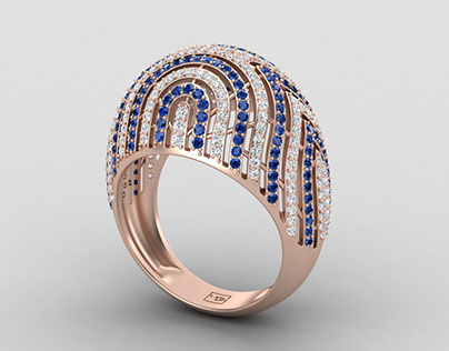 Project thumbnail - Jewelry CAD Design | Royal Arch Ring