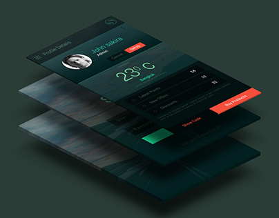 Creative Mobile Application UI Design
