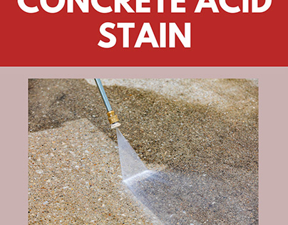 Concrete acid stain