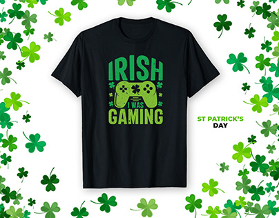 St Patrick's Day Gaming T-shirt | Irish Gaming T-shirt