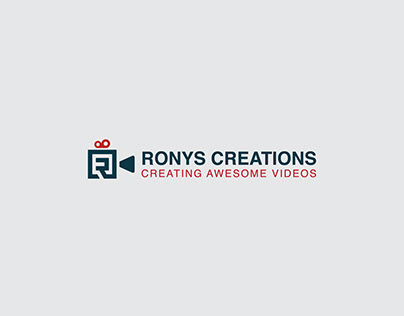 Ronys Creations | Video Making Agency Logo Design