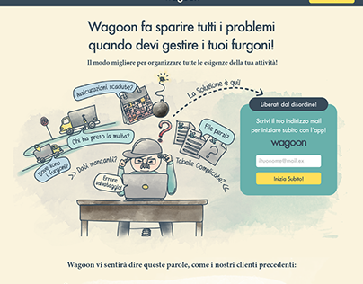 Wagoon Landing page