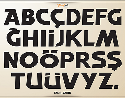 Emin Barın's Anıtkabir Typeface