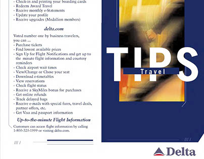 Delta - Travel Tips Brochure