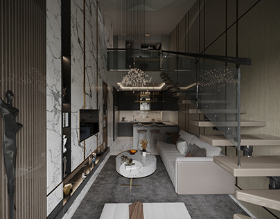 Loft Apartment Interior Design Project