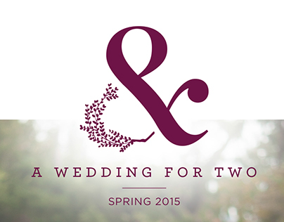 & Magazine: A Wedding for Two