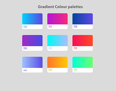 Gradien Colour Palettes