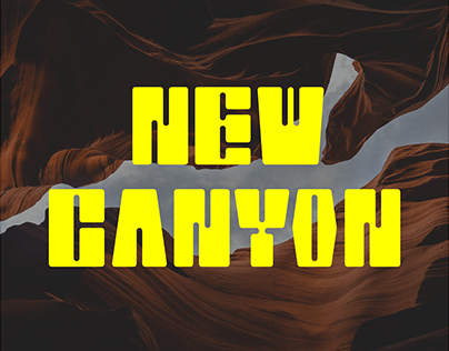 NEW CANYON - Typographie