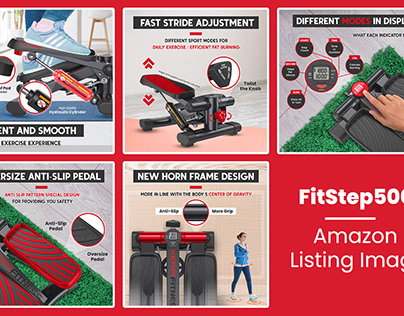 FitStep500 Amazon Product Listing Images Design
