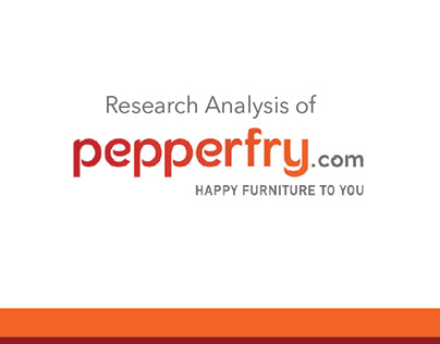 Research Analysis of Pepperfry.com