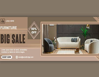 Website Banner For Furniture Company