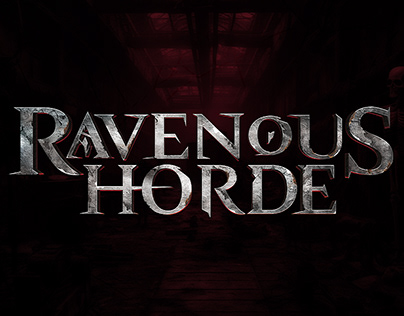 Horror Game Logo - Ravenous Horder