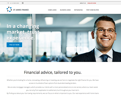St James Finance – Website