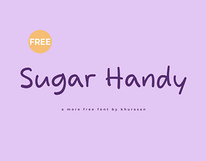 Sugar Handy Font free for commercial use