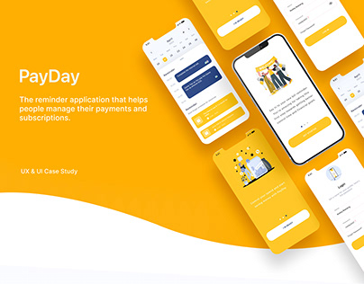 PayDay mobile app - UX/UI Case Study