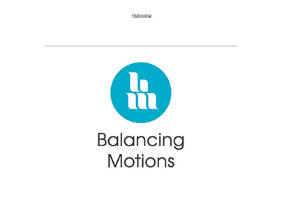 Balancing Motions