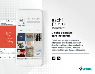 Diseño de piezas para Instagram _ Gachi Prieto