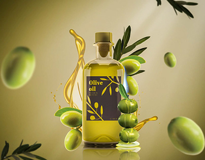 Olive Oil Social Media adverting post design
