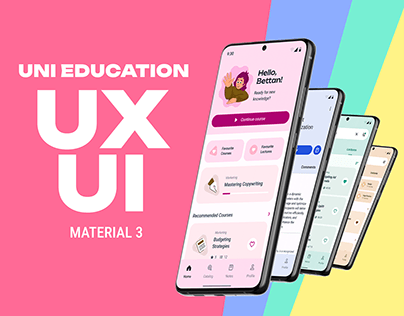 Education Mobile App | UX/UI | Material Design 3