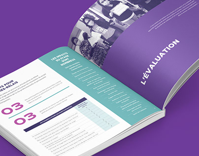 Femme Relais | Annual Report and high School trifold