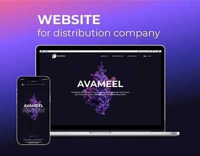 Project thumbnail - Website for distribution company | Web Design