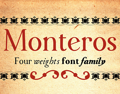 Monteros Typeface Family