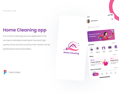 Home Cleaning Services - Mobile app