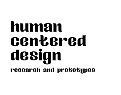 Human Centered Design Research