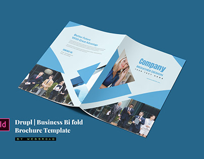 Drupl | Business Bi Fold Brochure Template By Websroad