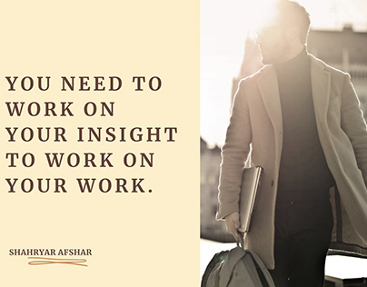 you need to work on your insight