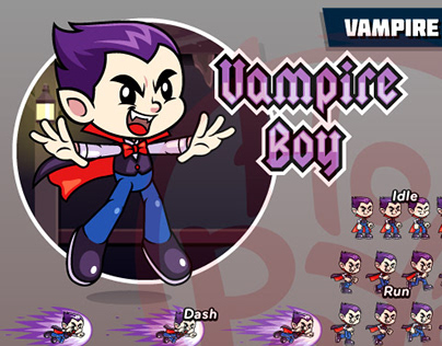 VAMPIRE BOY GAME SPRITES