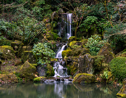 "Heavenly Falls" - Portland Japanese Garden