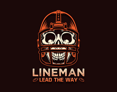American-football-Lineman-Lead-The-Way-t-shirt-design.