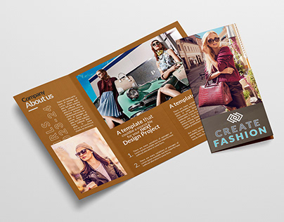 Creative Fashion Trifold Brochure Desogn