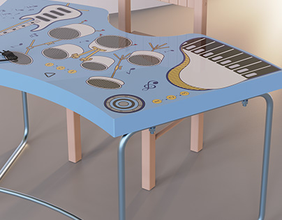 Interactive Musical Table for Cerebral Palsy Kids
