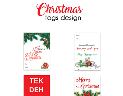 Christmas Tags Design