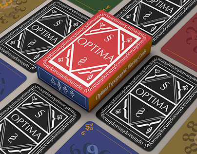 Typography Playing Cards: Optima