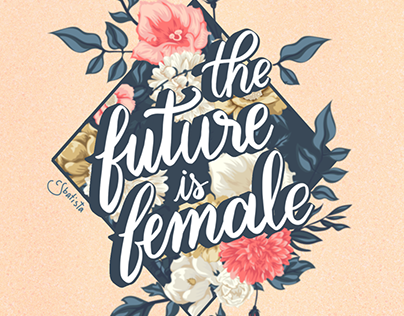 Lettering - The Future is Female