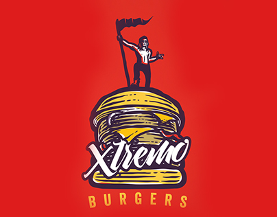 Xtremo Burgers- Brand design