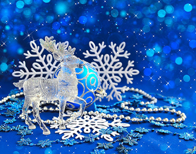 Blue Christmas Decoration Ideas