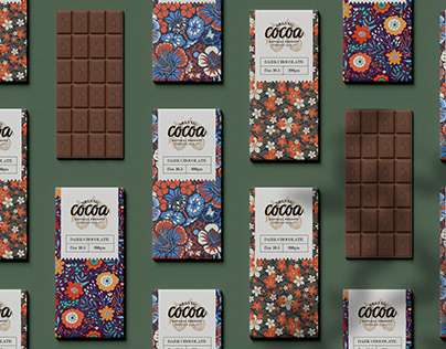 Cocoa chocolate packaging design