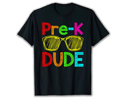 Pre-K Dude T-shirt design