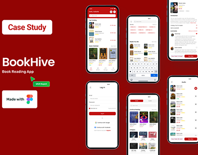Project thumbnail - BookHive Case Study