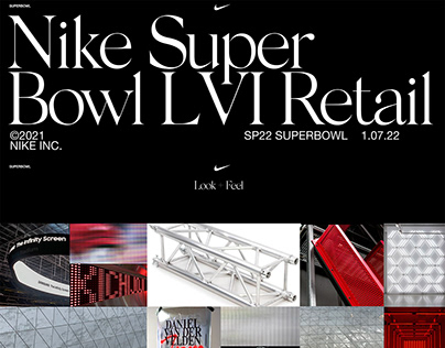 Nike Superbowl LVI Retail Production Design