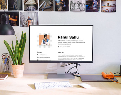 Modern Resume Template for UI/UX Designers