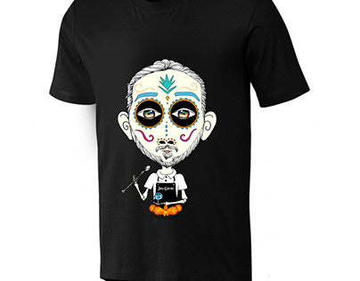 T-shirt Illustration for Tequila José Cuervo.