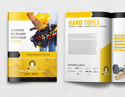 Hand Tools Products Catalog Brochure Template - 24 Page