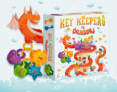 Board game "Key Keepers, Dragon" | Illustration, design