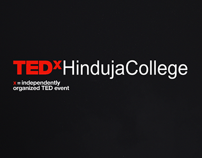 TEDxHindujaCollege - Don't Blink Typography